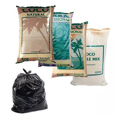 Canna Medium 10L Bags Canna Natural Canna Terra Canna Coco Pebble Mix Canna Pro • £12.29