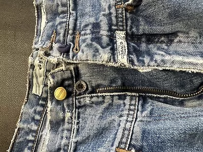 Vintage 90s Marithe Francois Girbaud Baggy Beige Denim Jeans Distressed Mens 33 • $69.95