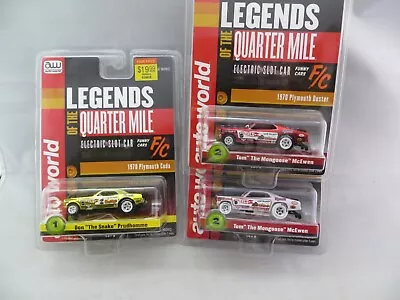 Auto World Legends Of The Quarter Mile Tom'The Mongoose HO Scale Slot Car Chase • $129.99