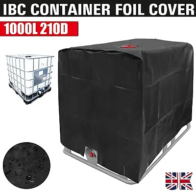 Cover Sun Protective Hood For Rain Water Tank 1000 Liters IBC Container UK • £9