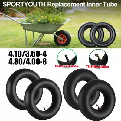 Heavy Duty Inner Tube 4.10/3.50-4 4.80/4.00-8 For Lawn Mowers Hand Trolley AU • $17.12