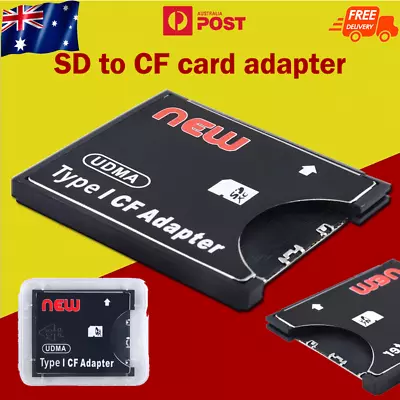 SD To CF SDHC SDXC Compact Flash Type 1 Memory Card Converter Up UDMA 128GB • $20.49