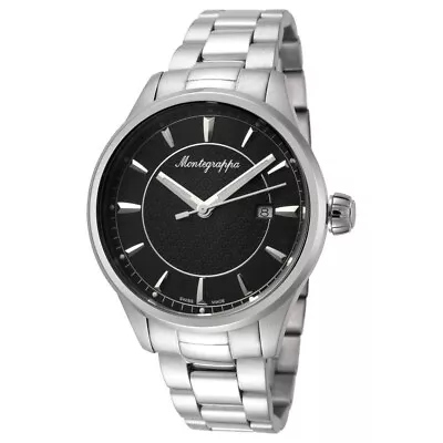 MONTEGRAPPA Fortuna Men's Stainless Steel Watch  IDFOWAIC  RARE • $185