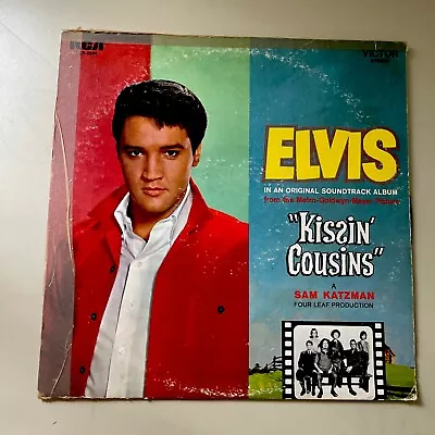 Elvis Presley Kissin’ Cousins LPM-￼2894  1964 Original Soundtrack Nice! R2 • $8.75