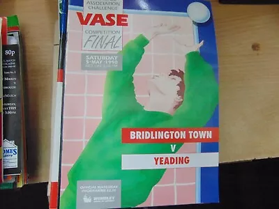 FA Vase Final 89/90 Bridlington Town V Yeading @ Wembley • £1.99