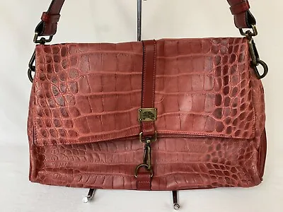 Authentic BURBERRY LONDON Crocodile Embossed Bag (S041) Vintage  • $299.99