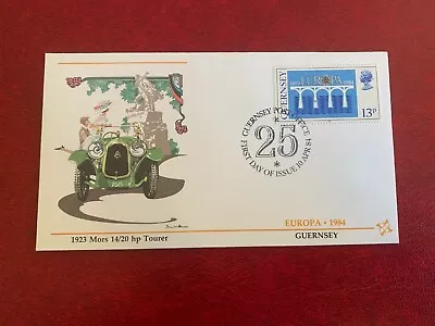 Guernsey 1984 Fdc Fleetwood Europa Cars 1923 Mors Tourer Victor Hugo Monument • $4.42