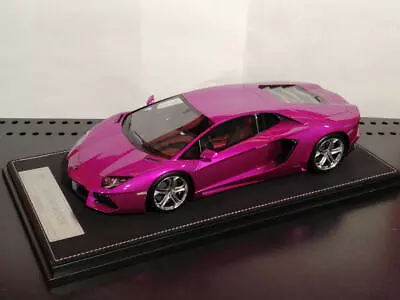 Frontiart Lamborghini Aventador Clear Purple Red 1/18 • $495.27