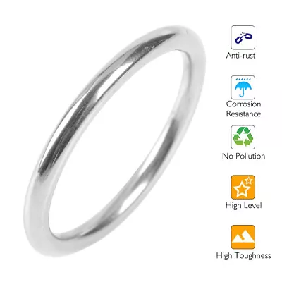 304 Stainless Steel Welded O Ring (05045 Line Dia. 5mm * Inner Dia. 45mm) Di`New • $9.68