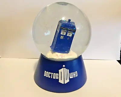 $85 • Buy Doctor Who TARDIS Light Up Snow Globe Changes Colors 2012 - Christmas Special
