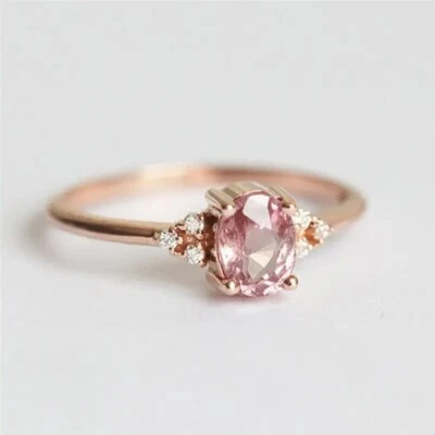 $40 • Buy Delicate Baby Pink Vintage Style Rose Gold Ring 