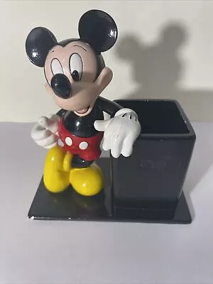 Mickey Mouse Disney Vintage Pencil Pen Holder Office Desk Accessory 7” H • $15.90