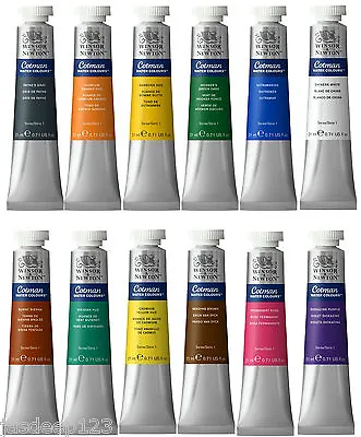 Winsor Newton Watercolour Paints Tubes 8ml Or 21ml Artist Cotman Water Colour Ar • £5.99