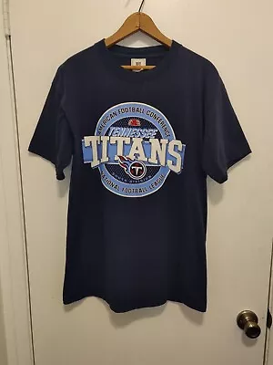 Vintage Tennessee Titans Shirt M / L NFL AFC Nashville Boxy Y2K 2000s Nissan • $24