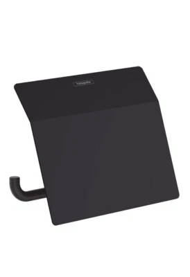 £35.99 • Buy Hansgrohe AddStoris Bathroom Toilet Roll Holder Cover Matt Stel Gry Wall Mounted