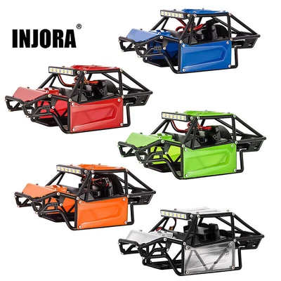 $25.99 • Buy INJORA Rock Buggy Body Shell Chassis For RC Car SCX24 Chevrolet Jeep Wrangler