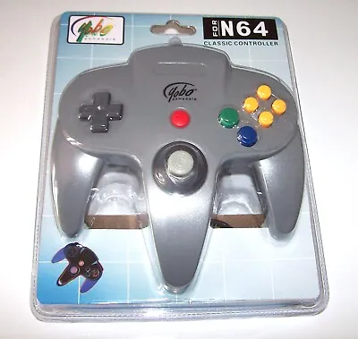 NEW N64 Controller OEM Design YOBO Nintendo 64 - Color GRAY Original Look • $18.95