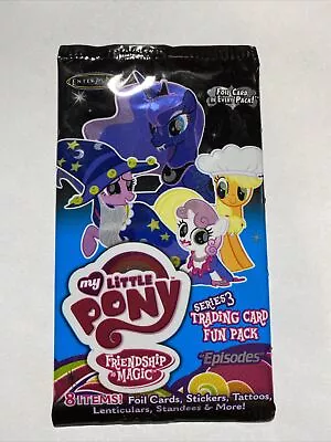 FIM My Little Pony Series 3 Trading Card Fun Pack Collectible Card Game Foil New • $10.99