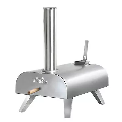 BIG HORN OUTDOORS Wood Fired Pellet Pizza Oven 12  Smoker Outdoors Portable Oven • $129