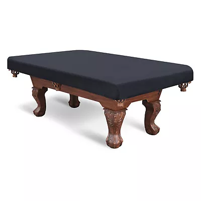 8Ft Billiard Pool Table Covers Waterproof Outdoor Indoor 210D Polyester Black • $26.75