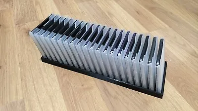 MiniDisc Holder Stand For 20 Discs In Cases Storage Rack. • £10