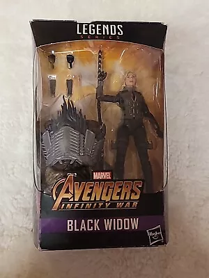 Marvel Legends Avengers Infinity War 6  Black Widow (Cull Obsidian BAF) - NEW • $35