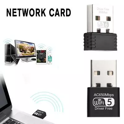 Mini USB Wifi Adapter Wireless Network Card 802.11AC Dual Band 2.4G/5G NEW^ • $5.01