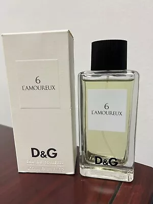 D & G 6 L'AMOUREUX By DOLCE & GABBANA 3.3 FL Oz / 100 ML EDT Spray No Sealed Box • $199.99