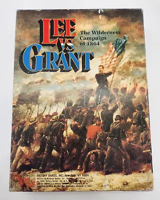 LEE VS GRANT WILDERNESS CAMPAIGN War Board Game Victory Games AH 1988 • $34.99