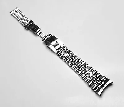  ♛ 20mm STAINLESS STEEL Jubilee Bracelet With Solid End Links Fits ROLEX! • $54.99