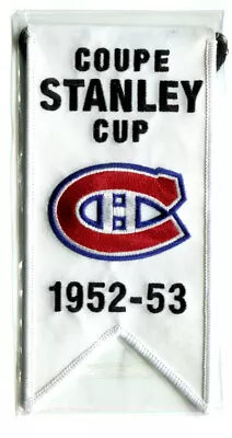 2008-09 UD Montreal Canadiens Centennial 1952-53 Stanley Cup Banner Insert • $43.61