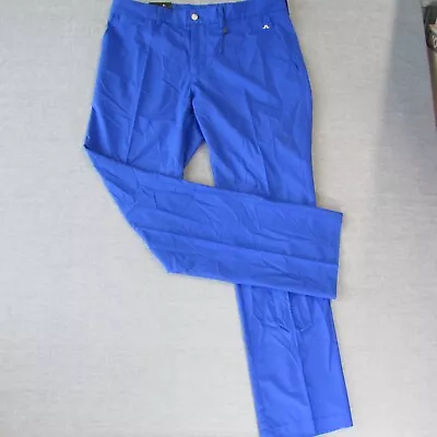 J Lindeberg Elof Golf Pants 34x32 Blue Trousers Lightweight Stretch Lindberg • $58.53
