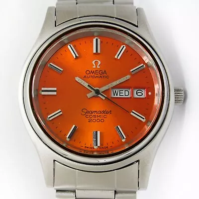 1973s Omega Seamaster Cosmic 2000 38mm Auto D/D Mens  Vintage Steel Watch • $2099