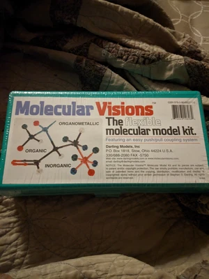 $21.99 • Buy Molecular Visions Flexible Molecular Model Kit Darling Models New Sealed