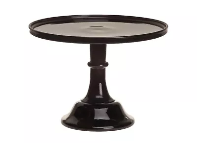 Mosser Glass USA Vintage Cake Stand Black Raspberry 12 Inch • $84.95