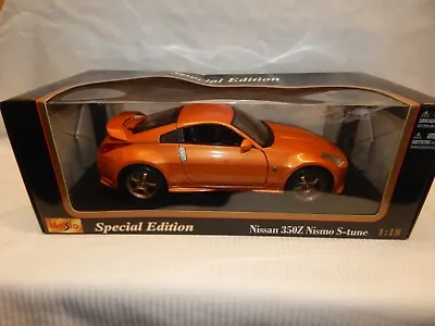 Maisto Nissan 350z Nismo S Tune Orange 31688 Boxed 1:18 • £55