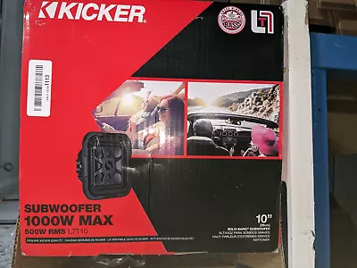 KICKER 46L7T102 10 Inch 500W Car Subwoofer • $160