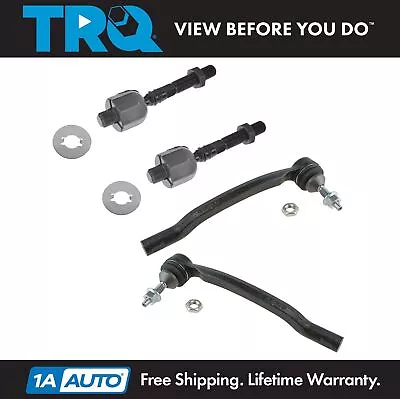 TRQ 4 Piece Kit Inner & Outer Tie Rod Ends LH & RH Sides For Volvo XC70 XC90 • $59.95