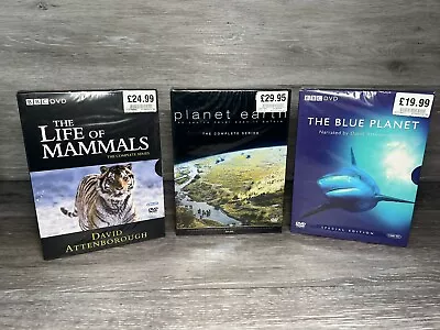 David Attenborough DVD Bundle - Life Of Mammals / Planet Earth / Blue Planet New • £12.99