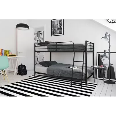 Mainstays Small Space Twin Over Twin Junior Bunk Bed Black • $200