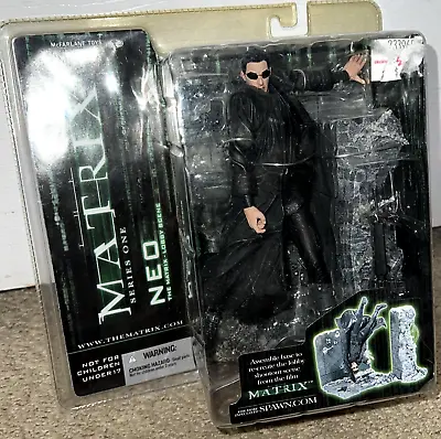 2003 Mcfarlane The Matrix Series One Neo Action Figure Lobby Shootout Scene NEW • $29.99