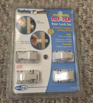 Safety 1st Magnetic Tot Lok Four Lock Set Four Locks • $10.95