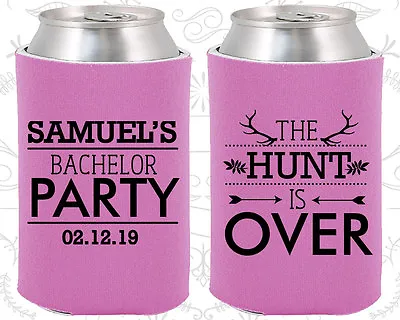 Bachelor Party Coozies Coozie Favors (40084) Hunting The Hunt Is Over • $49