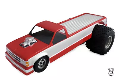 $59 • Buy #10301 - 1/10 PARMA Chevy PULLING TRUCK Clear RC Body Vintage Puller