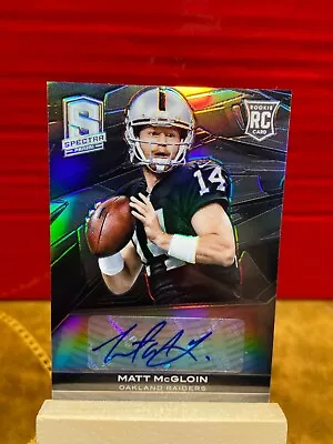 2013 Panini Spectra #169 Matt McGloin AU RC /299 Autograph Rookie • $11.15