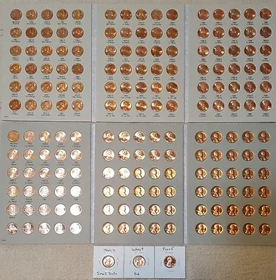 1959-2023 Lincoln Memorial Cent Collection P D S + Bu Wheat Penny & Proof • $59.99