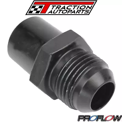 PFE667 Proflow Valve Cover Breather Adaptor Hose End To-10AN Blk Nissan RB26 • $18.26