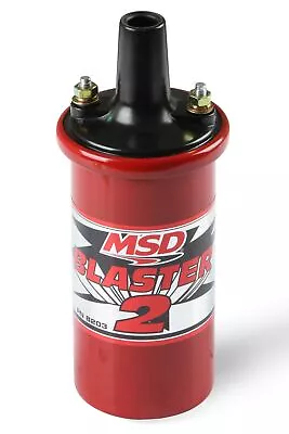 8203 MSD Ignition Coil - Blaster 2 Series - Ballast Resistor - Red • $81.95