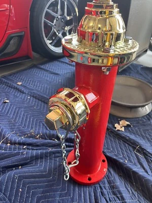 $1495 • Buy Fire Hydrant Anniston Alabama MH 1974 2 1/2” Power Coated & Brassed