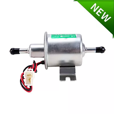 $11.95 • Buy Universal 12V Electric Inline Fuel Pump For Lawn Mowers Small Engine Gas Diesel